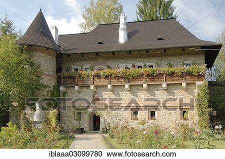 "Voronet Monastery, Vorone? ¢, Suceava County, Romania, Europe" View Large Photo Image Stock Image - "Voronet Monastery, Vorone? ¢, Suceava County, Romania, Europe". Fotosearch