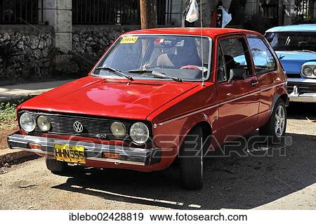 "VW Golf 1, classic car in the city center of Havana, Centro Habana, Cuba, Greater Antilles, Central America, America, North America" View Large Photo Image Stock Photo - "VW Golf 1, classic car in the city center of Havana, Centro Habana, Cuba, Greater Antilles, Central America, America, North America". Fotosearch