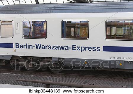 "Wagon, Berlin-Warsaw Express, Berlin Central Railway Station, Berlin, Berlin, Germany, Europe" View Large Photo Image Stock Photo - "Wagon, Berlin-Warsaw Express, Berlin Central Railway Station, Berlin, Berlin, Germany, Europe". Fotosearch