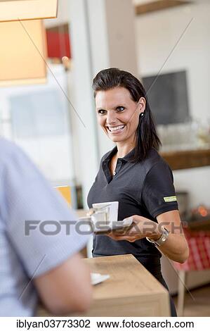 "Waitress, Austria, Europe" View Large Photo Image Stock Image - "Waitress, Austria, Europe". Fotosearch