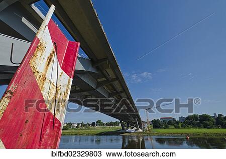 Stock Image - "Waldschloesschen Bridge, Dresden, Saxony, Germany, Europe". Fotosearch