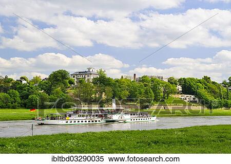 "Waldschloesschen, ferry, Elbe,, Dresden, Saxony, Germany, Europe" View Large Photo Image Stock Photography - "Waldschloesschen, ferry, Elbe,, Dresden, Saxony, Germany, Europe". Fotosearch