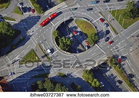 "Waldwiesenverteiler roundabout, aerial view, Kiel, Schleswig-Holstein, Germany, Europe" View Large Photo Image Stock Photo - "Waldwiesenverteiler roundabout, aerial view, Kiel, Schleswig-Holstein, Germany, Europe". Fotosearch