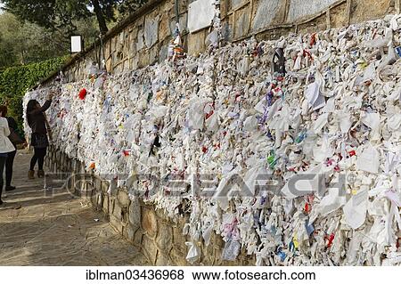 "Wall of Wishes at the House of the Virgin Mary, Meryem ana or Meryem Ana Evi, Ephesus, Selcuk, Izmir Province, Aegean Region, Turkey, Asia" View Large Photo Image Stock Photo - "Wall of Wishes at the House of the Virgin Mary, Meryem ana or Meryem Ana Evi, Ephesus, Selcuk, Izmir Province, Aegean Region, Turkey, Asia". Fotosearch