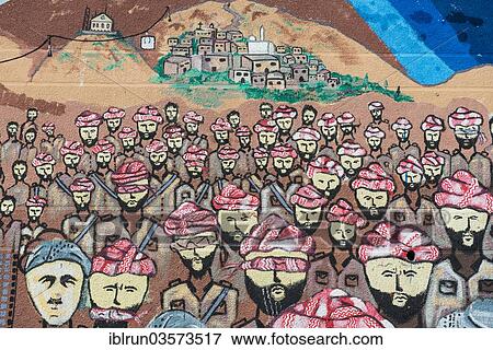 "Wall painting from the Iraqi-Iranian war, Aqrah, Iraqi Kurdistan, Iraq, Asia" View Large Photo Image Stock Photo - "Wall painting from the Iraqi-Iranian war, Aqrah, Iraqi Kurdistan, Iraq, Asia". Fotosearch