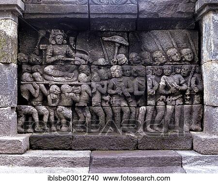"Wall relief of the temple complex of Borobudur, UNESCO World Cultural Heritage Site, Borobudur, Yogyakarta, Java, Indonesia, Asia" View Large Photo Image Stock Image - "Wall relief of the temple complex of Borobudur, UNESCO World Cultural Heritage Site, Borobudur, Yogyakarta, Java, Indonesia, Asia". Fotosearch