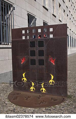 "Wall sculpture, memorial to the Fall of the Berlin Wall, by artist Eberhard Foest, in front of the German Federal Ministry of Finance, Berlin, Germany, Europe" View Large Photo Image Picture - "Wall sculpture, memorial to the Fall of the Berlin Wall, by artist Eberhard Foest, in front of the German Federal Ministry of Finance, Berlin, Germany, Europe". Fotosearch
