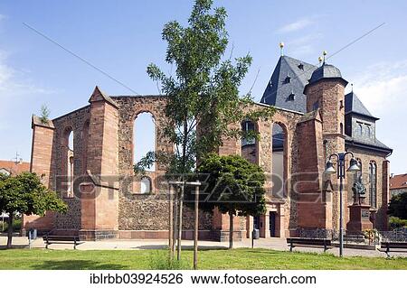 Stock Photograph - "Walloon-Dutch Church, memorial, Hanau, Hesse, Germany, Europe". Fotosearch