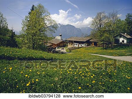 "Wamberg in front of Kramer Mountain, Wetterstein Mountains, Upper Bavaria, Bavaria, Germany, Europe" View Large Photo Image Stock Photo - "Wamberg in front of Kramer Mountain, Wetterstein Mountains, Upper Bavaria, Bavaria, Germany, Europe". Fotosearch