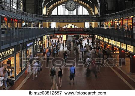 "Wandelhalle shopping passage in the main station, Hamburg, Germany, Europe" View Large Photo Image Stock Photo - "Wandelhalle shopping passage in the main station, Hamburg, Germany, Europe". Fotosearch