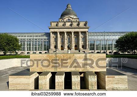 "War Memorial, anno 1924, Bavarian State Chancellery, former Army Museum in the Hofgarten or Court Garden, Munich, Upper Bavaria, Bavaria, Germany, Europe" View Large Photo Image Stock Photo - "War Memorial, anno 1924, Bavarian State Chancellery, former Army Museum in the Hofgarten or Court Garden, Munich, Upper Bavaria, Bavaria, Germany, Europe". Fotosearch