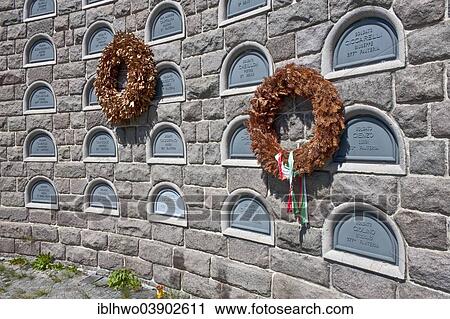 "War memorial to the fallen soldiers of World War 1, ossuary, built under Mussolini in 1939, Burgeis, Mals, Trentino-Alto Adige, Italy, Europe" View Large Photo Image Stock Image - "War memorial to the fallen soldiers of World War 1, ossuary, built under Mussolini in 1939, Burgeis, Mals, Trentino-Alto Adige, Italy, Europe". Fotosearch