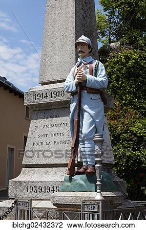"War memorial, village of Serverette, Truyere valley, Gevaudan, Margeride, Lozere, Languedoc Roussillon, France, Europe" View Large Photo Image Stock Image - "War memorial, village of Serverette, Truyere valley, Gevaudan, Margeride, Lozere, Languedoc Roussillon, France, Europe". Fotosearch