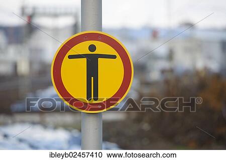 "Warning sign on a railway platform, prohibited passageway, Stuttgart, Baden-Wuerttemberg, Germany, Europe" View Large Photo Image Stock Image - "Warning sign on a railway platform, prohibited passageway, Stuttgart, Baden-Wuerttemberg, Germany, Europe". Fotosearch