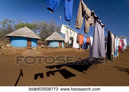 "Washing on the line, adobe houses, Thohoyandou, Venda, Vhembe District, Limpopo Province, South Africa, Africa" View Large Photo Image Stock Image - "Washing on the line, adobe houses, Thohoyandou, Venda, Vhembe District, Limpopo Province, South Africa, Africa". Fotosearch