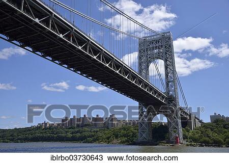 Stock Image - "Washington Bridge, Manhattan, New York City, New York, United States, North America". Fotosearch