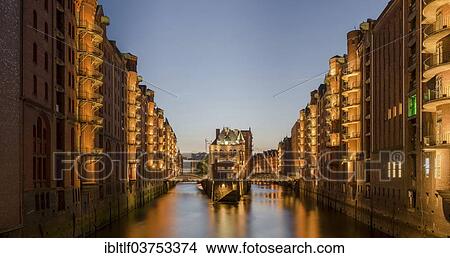 "wasserschloss building seen from the Poggenmuhlenbruecke bridge, Speicherstadt, Hamburg, Hamburg, Germany, Europe" View Large Photo Image Picture - "wasserschloss building seen from the Poggenmuhlenbruecke bridge, Speicherstadt, Hamburg, Hamburg, Germany, Europe". Fotosearch
