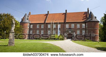 "Wasserschloss Herten moated castle, Herten, Ruhr district, North Rhine-Westphalia, Germany, Europe" View Large Photo Image Picture - "Wasserschloss Herten moated castle, Herten, Ruhr district, North Rhine-Westphalia, Germany, Europe". Fotosearch