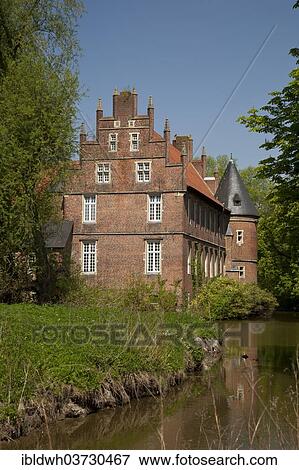 "Wasserschloss Herten moated castle, Herten, Ruhr district, North Rhine-Westphalia, Germany, Europe" View Large Photo Image Stock Photo - "Wasserschloss Herten moated castle, Herten, Ruhr district, North Rhine-Westphalia, Germany, Europe". Fotosearch