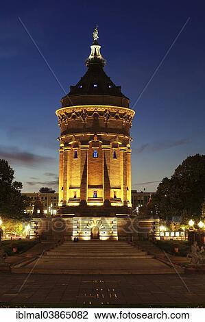 "Wasserturm, water tower, Mannheim, Baden-Wurttemberg, Germany, Europe" View Large Photo Image Stock Image - "Wasserturm, water tower, Mannheim, Baden-Wurttemberg, Germany, Europe". Fotosearch