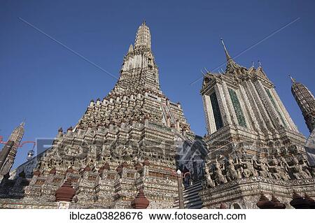 Stock Photograph - "Wat Arun, Bangkok, Thailand, Asia". Fotosearch