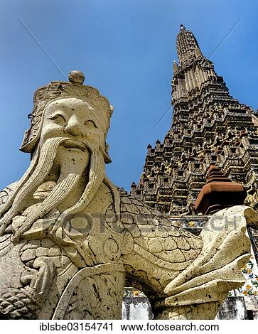 "Wat Arun, Temple of Dawn, stone guardians, Bangkok, Central Thailand, Thailand, Asia" View Large Photo Image Stock Image - "Wat Arun, Temple of Dawn, stone guardians, Bangkok, Central Thailand, Thailand, Asia". Fotosearch