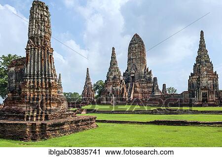 "Wat Chaiwatthanaram Temple, Unesco World Heritage Site, Ayutthaya, Thailand, Asia" View Large Photo Image Stock Image - "Wat Chaiwatthanaram Temple, Unesco World Heritage Site, Ayutthaya, Thailand, Asia". Fotosearch