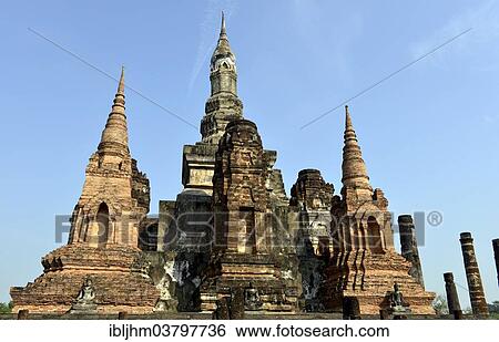 "Wat Mahathat temple complex, Sukhothai Historical Park, Sukhothai, Northern Thailand, Thailand, Asia" View Large Photo Image Stock Photograph - "Wat Mahathat temple complex, Sukhothai Historical Park, Sukhothai, Northern Thailand, Thailand, Asia". Fotosearch