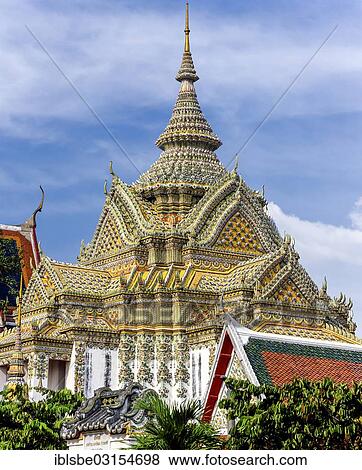 "Wat Pho Temple, Phra Mondop library, Bangkok, Central Thailand, Thailand, Asia" View Large Photo Image Stock Photo - "Wat Pho Temple, Phra Mondop library, Bangkok, Central Thailand, Thailand, Asia". Fotosearch
