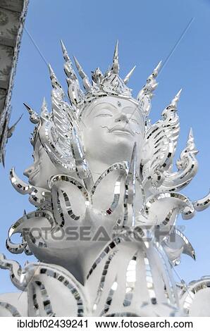"Wat Rong Khun Temple or White Temple, a Buddhist-Hindu temple, detailed view, Chiang Rai, northern Thailand, Thailand, Asia" View Large Photo Image Stock Image - "Wat Rong Khun Temple or White Temple, a Buddhist-Hindu temple, detailed view, Chiang Rai, northern Thailand, Thailand, Asia". Fotosearch
