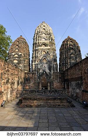 "Wat Si Sawai, Sukhothai Historical Park, Sukhothai, Northern Thailand, Thailand, Asia" View Large Photo Image Stock Photo - "Wat Si Sawai, Sukhothai Historical Park, Sukhothai, Northern Thailand, Thailand, Asia". Fotosearch