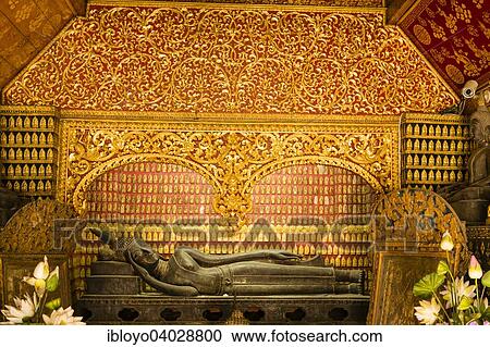 Stock Image - "Wat Xieng Thong, Xieng Thong, Luang Prabang, Laos, Asia". Fotosearch