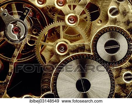 "Watch mechanism, close-up, France, Europe" View Large Photo Image Stock Photo - "Watch mechanism, close-up, France, Europe". Fotosearch