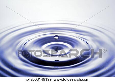 Water droplets falling onto water surface View Large Photo Image Stock Photo - Water droplets falling onto water surface. Fotosearch