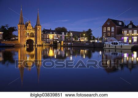 "Water Gate, a landmark of Sneek, built in 1613, Sneek, The Netherlands, Europe" View Large Photo Image Stock Image - "Water Gate, a landmark of Sneek, built in 1613, Sneek, The Netherlands, Europe". Fotosearch