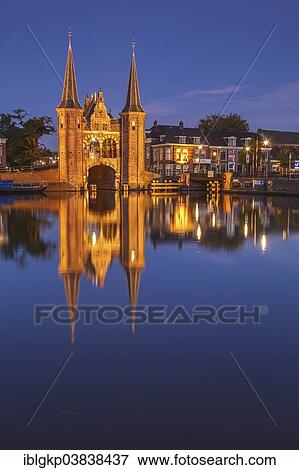 "Water Gate, a landmark of Sneek, built in 1613, Sneek, The Netherlands, Europe" View Large Photo Image Stock Photo - "Water Gate, a landmark of Sneek, built in 1613, Sneek, The Netherlands, Europe". Fotosearch