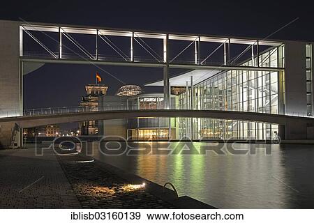 "Water side of the Paul Loebe Building on the Spree River, government district, in the evening, Berlin, Berlin, Berlin, Germany, Europe" View Large Photo Image Stock Photo - "Water side of the Paul Loebe Building on the Spree River, government district, in the evening, Berlin, Berlin, Berlin, Germany, Europe". Fotosearch
