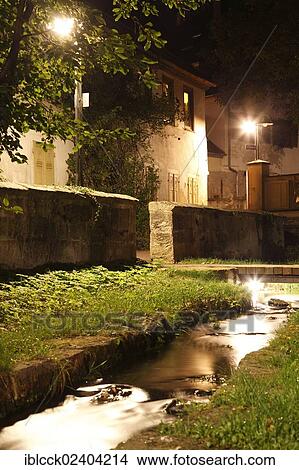 "Watercourse at the edge of the historic town centre, Oehringen, Hohenlohe, Baden-Wuerttemberg, Germany, Europe" View Large Photo Image Picture - "Watercourse at the edge of the historic town centre, Oehringen, Hohenlohe, Baden-Wuerttemberg, Germany, Europe". Fotosearch