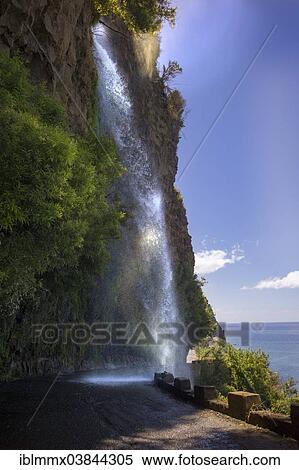 "Waterfall, Anjos, Madeira, Portugal, Europe" View Large Photo Image Stock Photography - "Waterfall, Anjos, Madeira, Portugal, Europe". Fotosearch