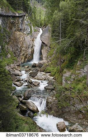 "Waterfall, Groppensteinschlucht, Obervellach, Spittal an der Drau, Carinthia, Austria, Europe" View Large Photo Image Stock Photograph - "Waterfall, Groppensteinschlucht, Obervellach, Spittal an der Drau, Carinthia, Austria, Europe". Fotosearch
