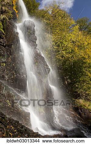 "Waterfall in an autumnal landscape in Trusetal, Brotterode-Trusetal, Thuringian Forest, Thuringen, Germany, Europe" View Large Photo Image Picture - "Waterfall in an autumnal landscape in Trusetal, Brotterode-Trusetal, Thuringian Forest, Thuringen, Germany, Europe". Fotosearch