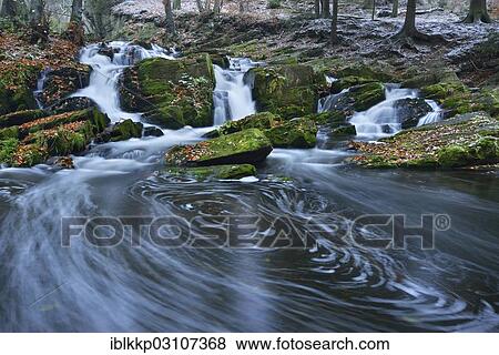 "Waterfall in the Selke River in autumn, Alexisbad, Saxony-Anhalt, Germany, Europe" View Large Photo Image Stock Photo - "Waterfall in the Selke River in autumn, Alexisbad, Saxony-Anhalt, Germany, Europe". Fotosearch