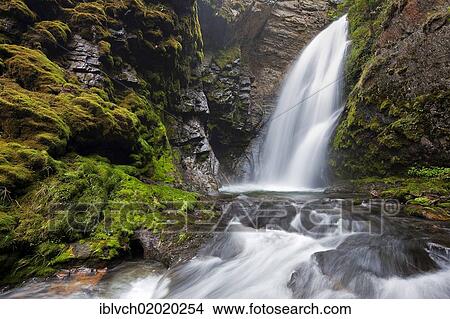 "Waterfall in Tierra del Fuego, Argentina, South America" View Large Photo Image Picture - "Waterfall in Tierra del Fuego, Argentina, South America". Fotosearch