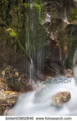 "Waterfall in Wimbachklamm Gorge, Wimbach Valley, Berchtesgaden National Park, Ramsau, Berchtesgadener Land district, Upper Bavaria, Bavaria, Germany, Europe" View Large Photo Image Stock Photograph - "Waterfall in Wimbachklamm Gorge, Wimbach Valley, Berchtesgaden National Park, Ramsau, Berchtesgadener Land district, Upper Bavaria, Bavaria, Germany, Europe". Fotosearch