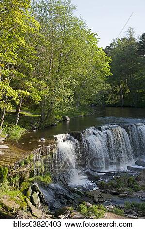 Stock Image - "Waterfall, Keila-Joa, Estonia, Baltic States, Europe". Fotosearch