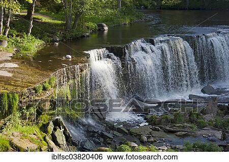 Stock Photograph - "Waterfall, Keila-Joa, Estonia, Baltic States, Europe". Fotosearch