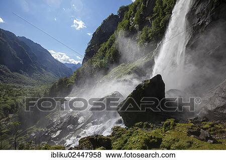 "Waterfall of Foroglio, Bavona Valley, Val Bavona, Maggia Valley, Valle Maggia, Ticino, Switzerland, Europe" View Large Photo Image Stock Photo - "Waterfall of Foroglio, Bavona Valley, Val Bavona, Maggia Valley, Valle Maggia, Ticino, Switzerland, Europe". Fotosearch