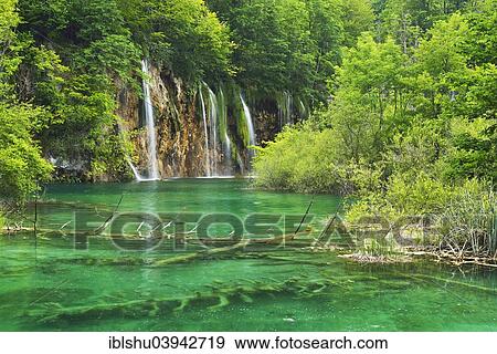 "Waterfall, Plitvice Lakes National Park, Plitvice Jezera, Lika-Senj, Croatia, Europe" View Large Photo Image Stock Photo - "Waterfall, Plitvice Lakes National Park, Plitvice Jezera, Lika-Senj, Croatia, Europe". Fotosearch