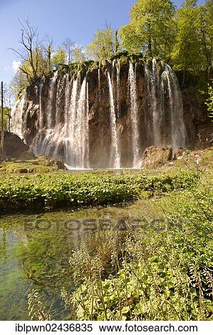 "Waterfall, Plitvice Lakes National Park, UNESCO World Heritage Site, Croatia, Europe" View Large Photo Image Stock Photography - "Waterfall, Plitvice Lakes National Park, UNESCO World Heritage Site, Croatia, Europe". Fotosearch