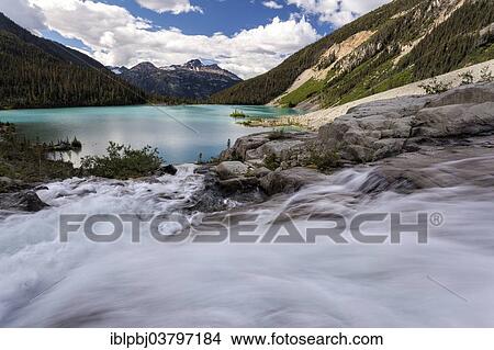 "Waterfall, Upper Joffre Lake, Joffre Lakes Provincial Park, Canada, North America" View Large Photo Image Picture - "Waterfall, Upper Joffre Lake, Joffre Lakes Provincial Park, Canada, North America". Fotosearch